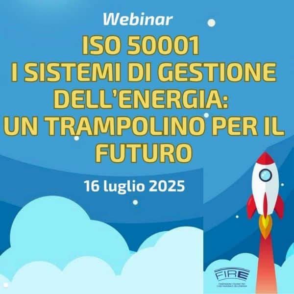 #energia #professionisti
#ISO50001 leva strategica per #efficienzaenergetica e #sostenibilità
webinar gratuito FIRE
16 luglio 2025 10:00-12:45
La ISO 50001 una certificazione e un investimento sul futuro
#EnergyManagement #GreenIndustry
geosmartmagazine.it/2025/07/14/iso…