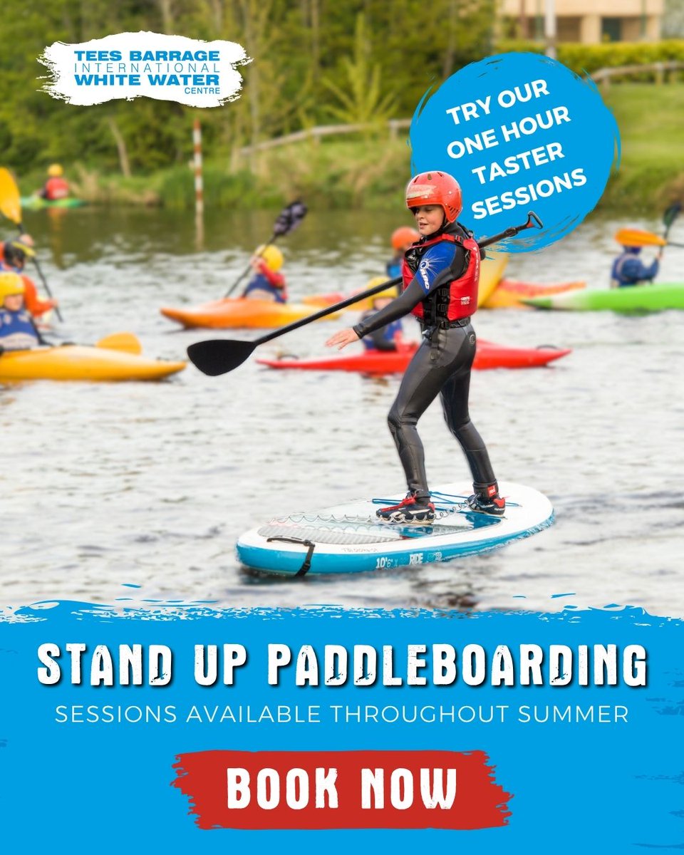 No plans yet? Try something new this summer! 🌊 One-hour paddleboarding tasters are the perfect way to cool off and have fun.

📍 Tees Barrage 👉 book now: tbiwwc.com/activities/sch…