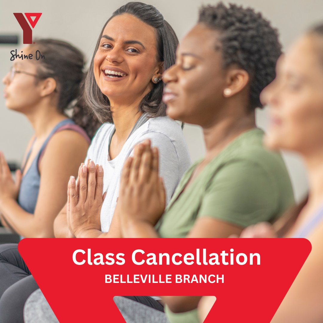 The following fitness classes are cancelled at the Belleville Branch for Tuesday July 15.

Chair Yoga at 10:30AM
Cardio Strength at 5:30PM

Thank you for your understanding.