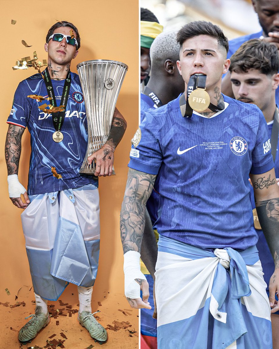 If you want to win an international final, find Enzo Fernandez 🔥

🏆 Copa Sudamericana 2020
🏆 Recopa 2021
🏆 World Cup 2022
🏆 Copa América 2024
🏆 Conference League 2025
🏆 Club World Cup 2025