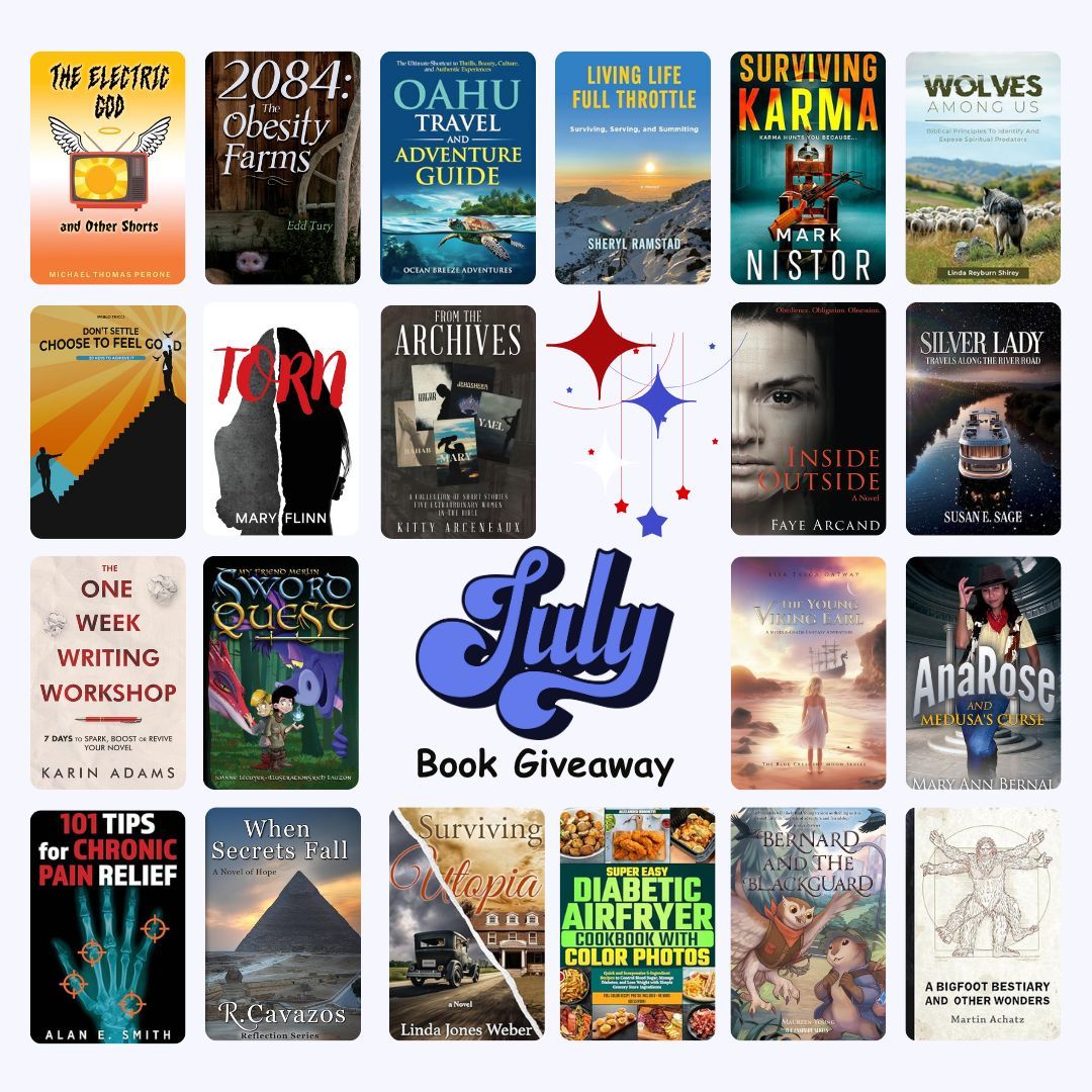 Reader Views (@readerviews) on Twitter photo Check out these must-read indie books in our July Giveaway and enter now for your chance to score a summer read! buff.ly/PKPXw4g
#BookGiveaway #FreeBooks #SummerReads #IndieAuthors #ReadIndie #BookCommunity #WinBooks #BookLovers #SupportIndieAuthors Check out these must-read indie books in our July Giveaway and enter now for your chance to score a summer read! buff.ly/PKPXw4g
#BookGiveaway #FreeBooks #SummerReads #IndieAuthors #ReadIndie #BookCommunity #WinBooks #BookLovers #SupportIndieAuthors