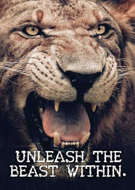 Life Hack 101
"To unleash the beast within" is a powerful metaphor that means to tap into your deepest inner strength, potential, or raw passion. Often hidden beneath fear, self-doubt, or external expectations &amp; bring it to surface with boldness, confidence &amp; unapologetic energy.