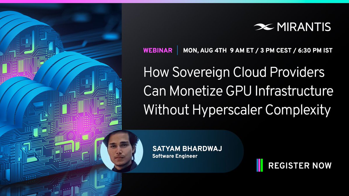 Monetize GPU infrastructure without the complexity of hyperscaler stacks.

Sovereign cloud providers and regional telcos are under pressure to deliver scalable AI services while keeping costs low and infrastructure in their control. This webinar will show you how to turn idle