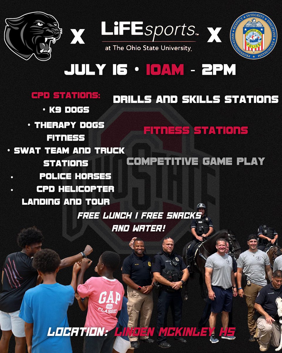Linden Mckinley Boys Basketball (@lmhsbasketball) on Twitter photo Join us for the third annual Linden-McKinley Basketball Youth Camp powered by OSU Lifesports !!
Interact and learn from Linden-McKinley basketball coaches, student athletes, and Columbus Division of Police officers for a day of basketball and mentorship.
<a href="/ColsCitySchools/">Columbus City Schools</a> Join us for the third annual Linden-McKinley Basketball Youth Camp powered by OSU Lifesports !!
Interact and learn from Linden-McKinley basketball coaches, student athletes, and Columbus Division of Police officers for a day of basketball and mentorship.
<a href="/ColsCitySchools/">Columbus City Schools</a>