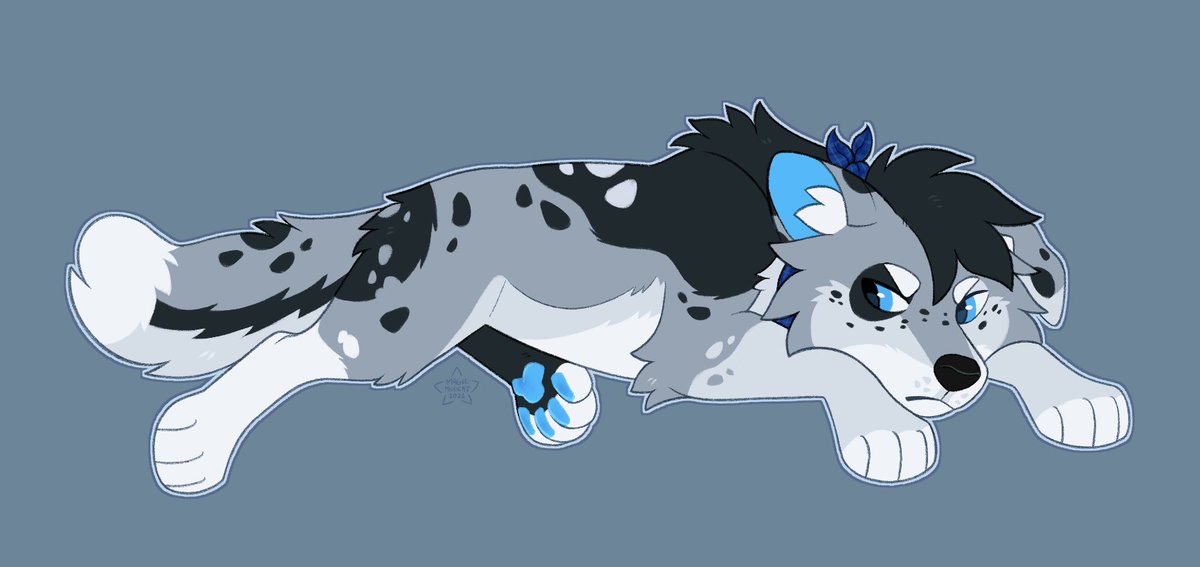 CrumbFur's tweet image. how I look when someone won't throw the tennis ball
🎨 @/magicmudcat
