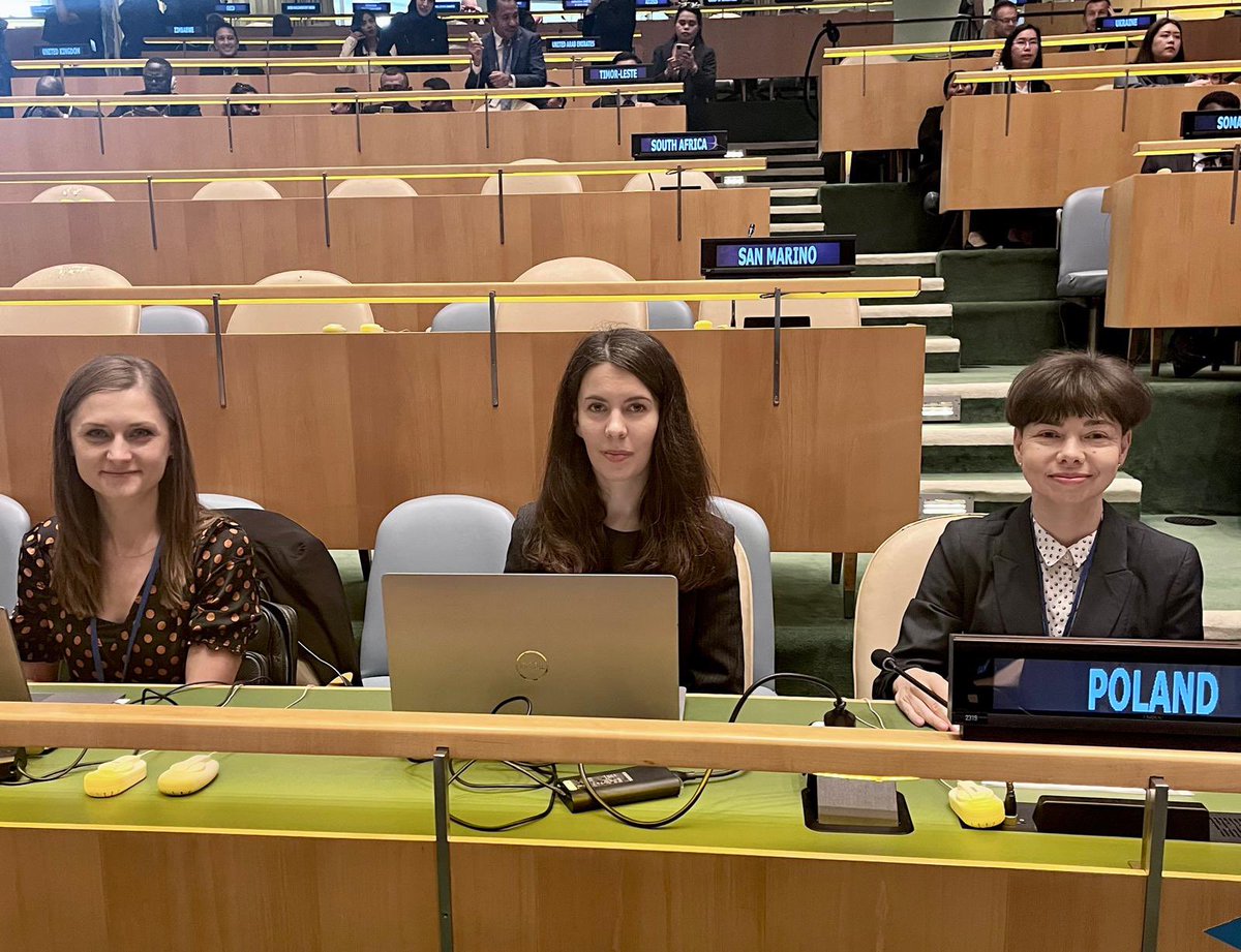 PLinUN's tweet image. 2025 High-level Political Forum on Sustainable Development has started today. It will assess the global progress on SDG 3 (Health), 5 (Gender Equality), 8 (Economic Growth), 14 (Life Below Water) & 17 (Partnerships). 🇵🇱 delegation includes: @MRiTGOVPL , @StatPoland & @PolandMFA