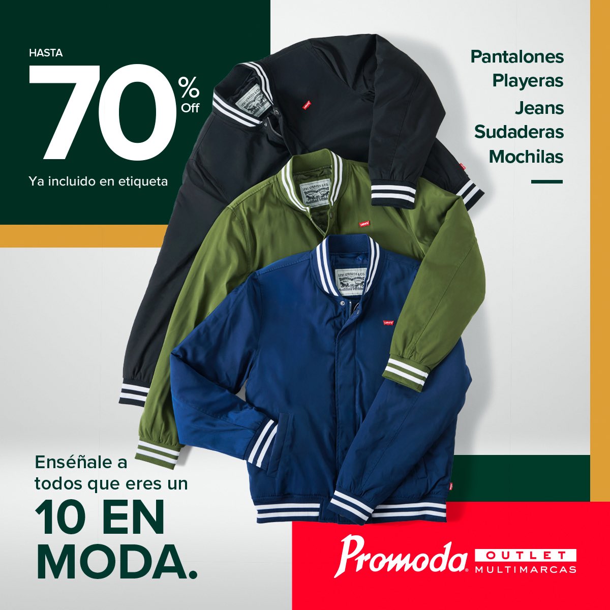 🎒✨ ¡Promoda te regresa a clases con flow!

Arma tu look con hasta 70% de descuento en playeras, jeans, sudaderas, mochilas y mucho más. 

📍 Corre a tu tienda más cercana: promoda.com.mx/tiendas

#ElMejorRegresoAClasesEstáEnPromoda