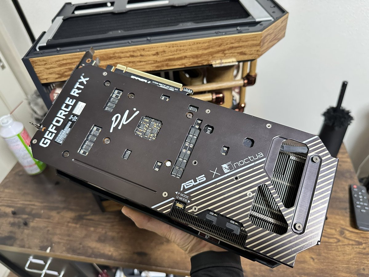 ASUS GeForce RTX 3070 Noctua G2 OC Edition — Yep, it’s the G2. (Also signed by the Noctua CEO… just for fun.)