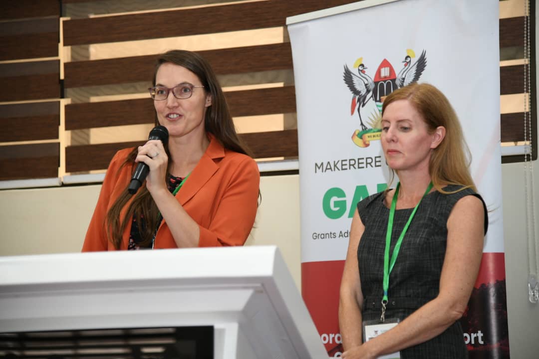 MaKCEES's tweet image. During their presentation, Bethany Ekesa & Kate Klein from @NorthwesternU called for continued collaboration, breaking down barriers, & leveraging grants administration to drive impactful research change.@NIAIDNews @MakerereCHS @SANNTamusuza