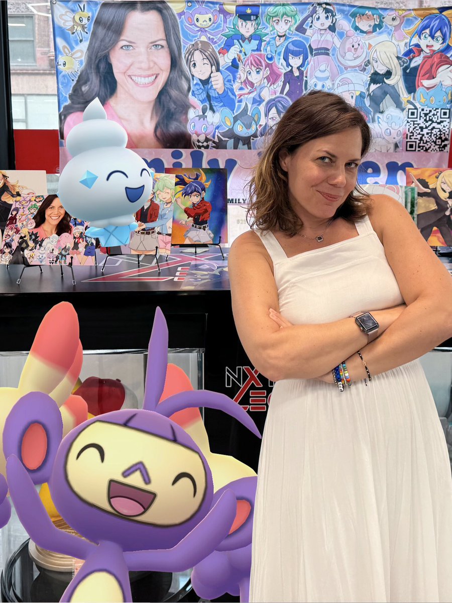 aaronspokesnaps's tweet image. A real-life legend who gave her voice to some of Sinnoh’s finest: #voiceactor @ActingWithEmily was at #nxtlegaci last weekend! She’s such a kind person &amp;amp; an amazing actress! 🎙️

#Pokemon #PokemonGO #ポケモン #ポケモンGO #PokemonGOAR #GOSnapshot #GOSnapshotCelebration #ARoftheDay