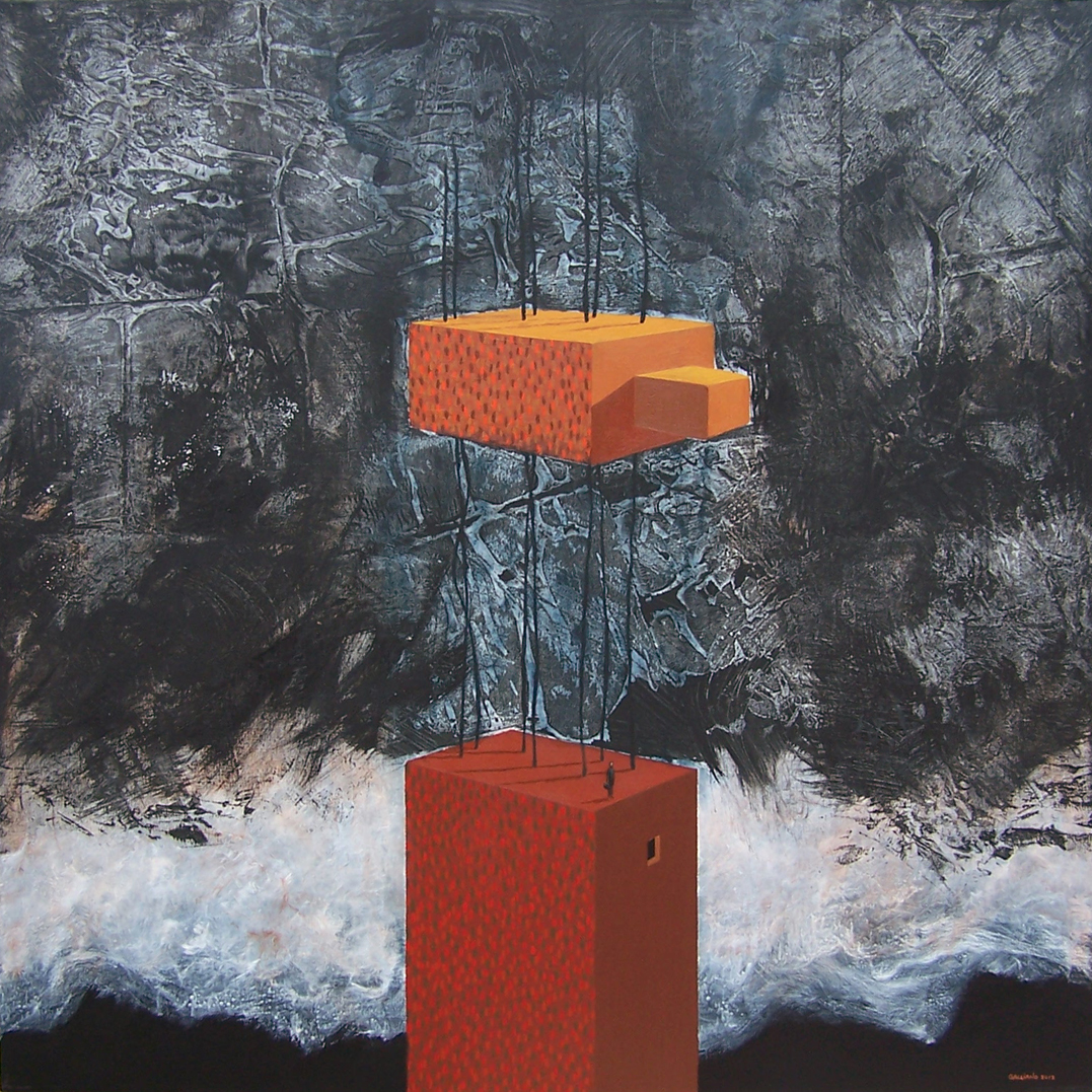 "Las formas de Majo"
2012 - acrílico sobre tela - 100x100 cm.
#art #arte #pintura #painting