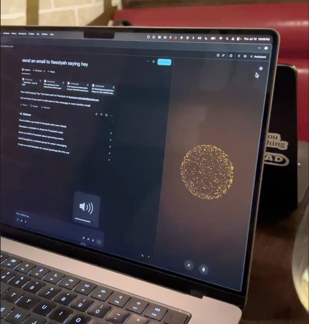 ftnabeelah's tweet image. to everyone trying out @PerplexityComet
- launch voice mode by option + shift + v and let it rip
speaking to my browser feels like the future