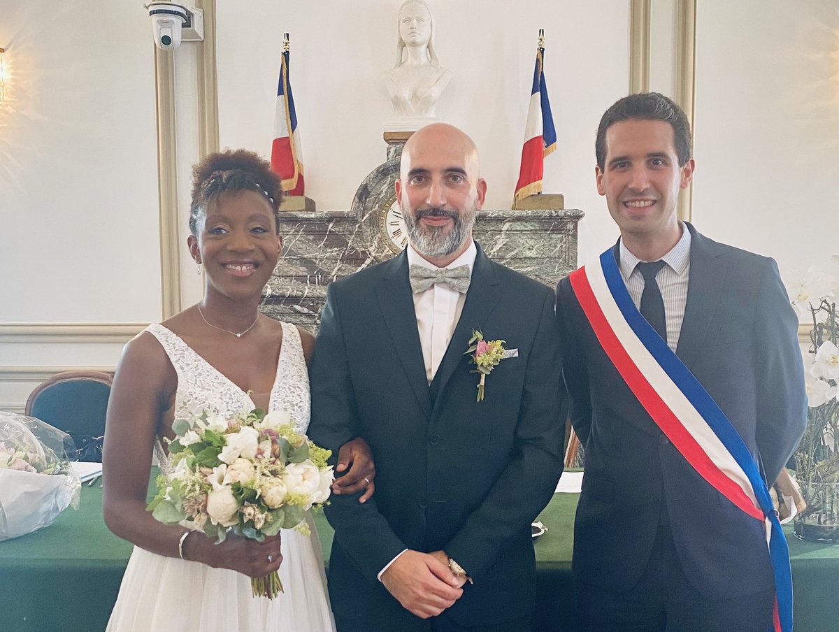 ✨ Quel bonheur de célébrer le #mariage de Kinzie et de Florent ! 

Je leur adresse mes sincères félicitations et mes meilleurs vœux de bonheur.