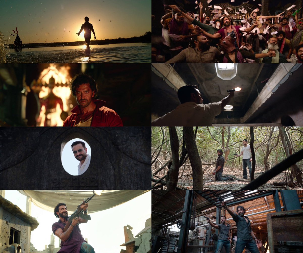 Immer so eine Sache mit den indischen Remakes indischer Filme. #VikramVedha Original hat etwas geerdetere Story-Beats, während dieses Bollywood-Remake mehr Action + viel mehr Style &amp; Budget bietet. Schauspieler sind sich ebenbürtig. Wobei in diesem Fall sogar Roshan > Sethupathi.