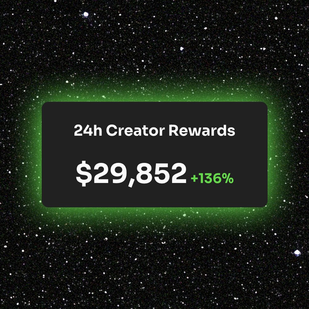 moonit's tweet image. almost $30k in rewards in just 24 hours
moonit is built for creators ✅