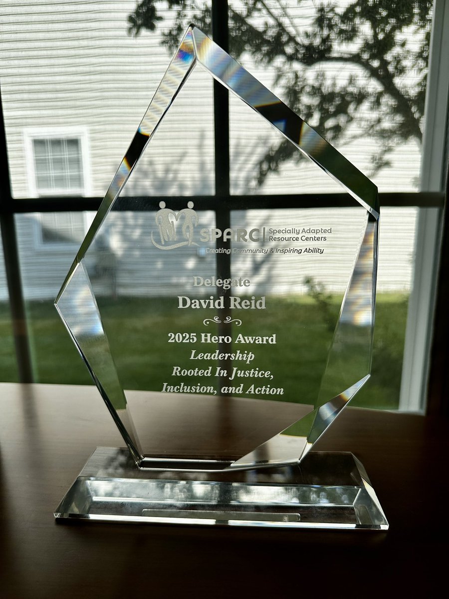 DavidReidVA's tweet image. How we treat our children, our seniors, and those most in need is a reflection on who we are as a society. It was an honor to be joined by Sen. @JenniferBoysko to receive the 2025 SPARC Hero award for “Leadership Rooted in Justice, Inclusion, and Action.”