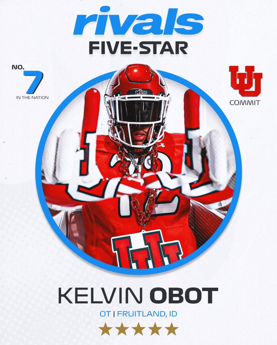 KelvinObot72's tweet image. Extremely honored to be ranked a 5 star and 7th player in the nation! @Rivals