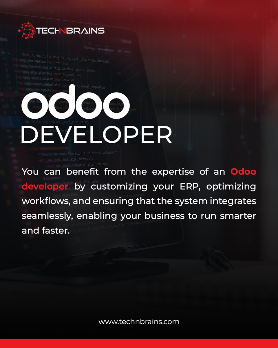 technbrains's tweet image. Tired of repeating the same tasks?
Odoo helps you automate, connect tools, and save time with the right developer by your side.
Everything in one place. Just the way your business should be. One platform. Zero hassle. Big results.
#technbrains #BusinessAutomation #OdooExpert