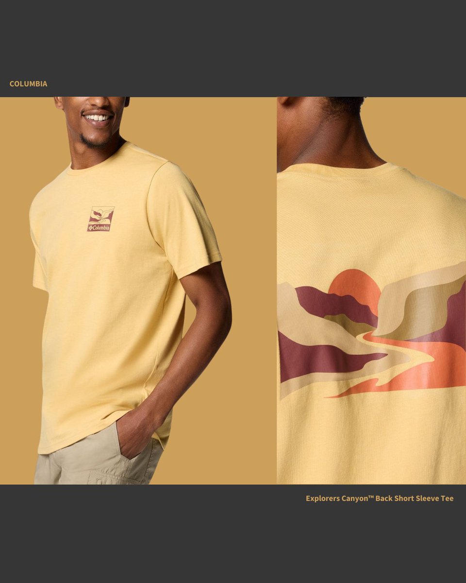 Weekend hikes or city loops — this Columbia tee's built for both. Easy fit, trail graphic, and ready when you are. #columbia bit.ly/4kqjmuQ