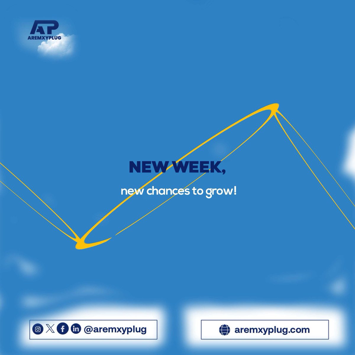 New week, new chances to grow!

Set your goals, stay focused, and don’t forget to smile through it all. 

Wishing you a productive and rewarding week!

#MotivationMonday #HappyNewWeek #Aremxyplug