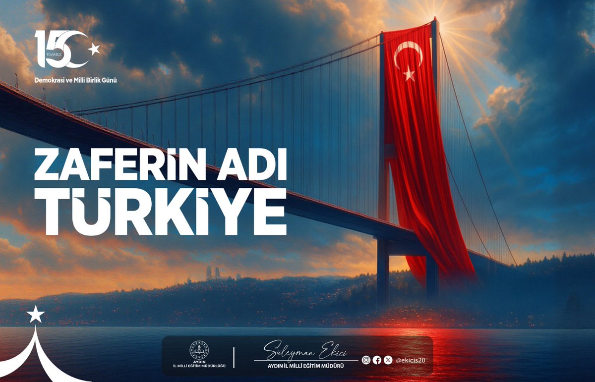 🇹🇷 Karanlık gecede yanan en parlak ışık: Milletin iradesiydi! 🌟

15 Temmuz’da Türk Milleti, söz konusu vatan olunca neleri feda edebileceğini tüm dünyaya gösterdi.

O karanlık gecenin şehitlerine saygıyla, gazilerine minnetle…🇹🇷

#ZaferinAdıTürkiye🇹🇷 
#DemokrasiZaferi