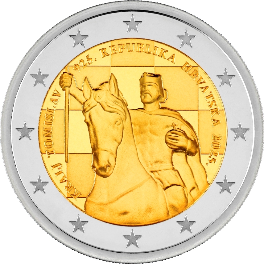 #CROAZIA 🇭🇷 #2euro commemorativo "1100° anniv. Regno di Croazia e incoronazione re Tomislav"
eurocollezione.altervista.org/_CROAZIA_/_2_e…
- Tiratura 400.000
- Emissione #14luglio
#Hrvatska #2euro <a href="/HNB_HR/">Hrvatska narodna banka</a>
