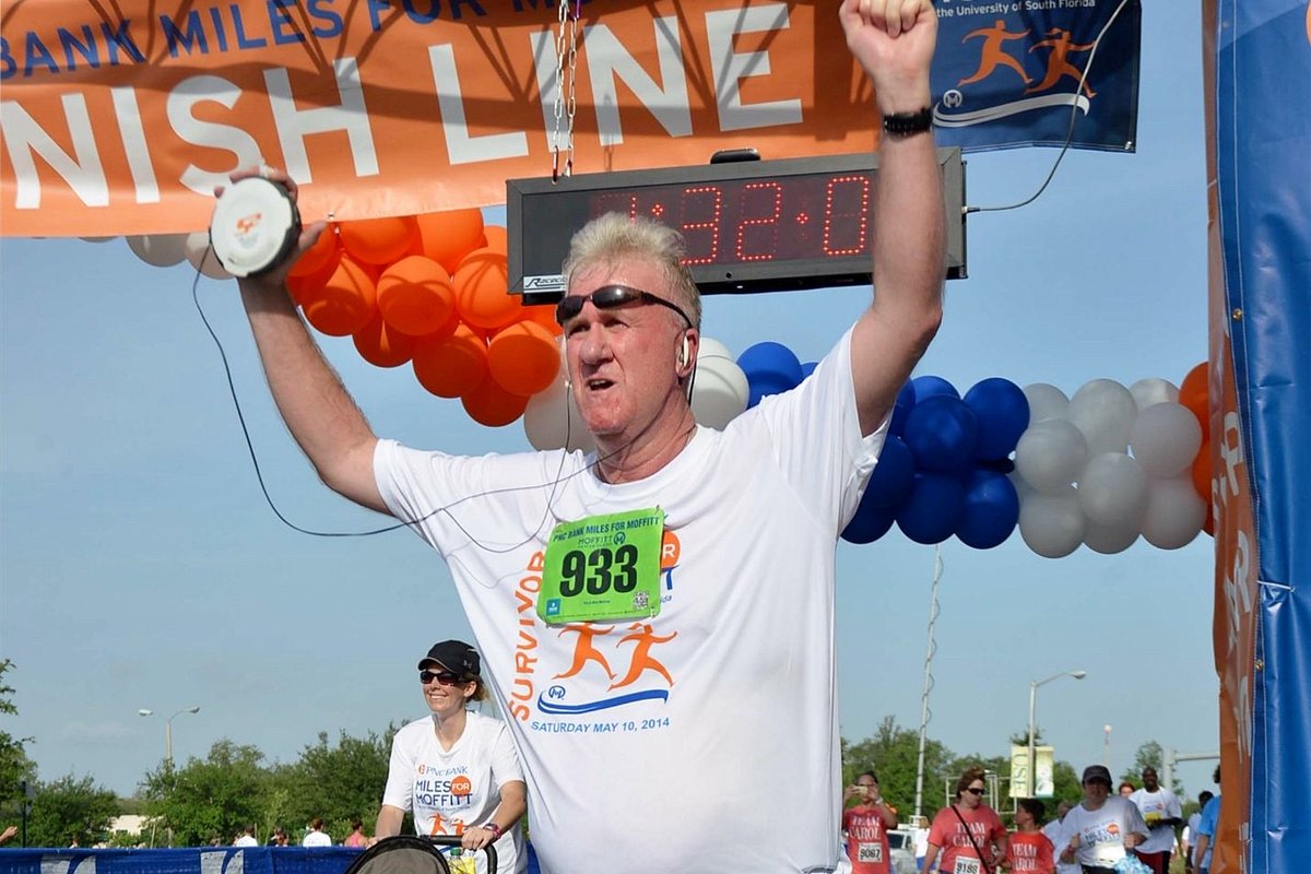 🏃‍♂️ After beating prostate cancer, Joseph Schimmel just wanted to run again. His surgeon at Moffitt suggested a race he’d never heard of: Miles for Moffitt.

Now he’s training for his 16th one. 💙

“It means more to me than just running a race. I sort of feel like it’s a family