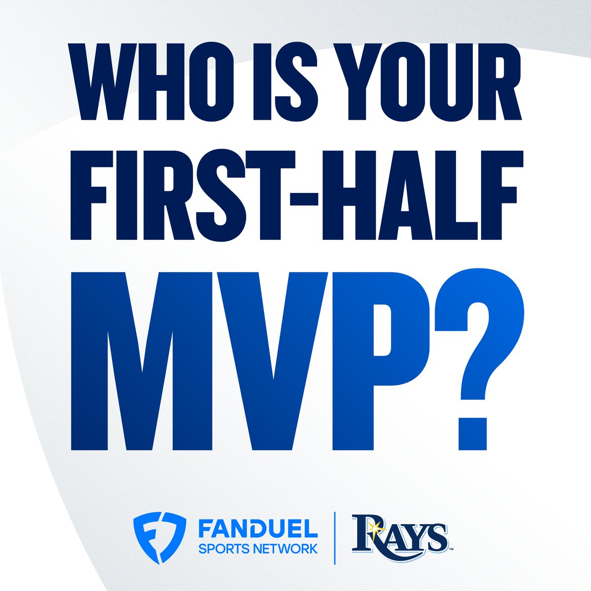 The Rays have 4️⃣ players headed to Atlanta for the Midsummer Classic 🌟

Who gets your vote for MVP for the first half of the season? Vote below! 👇

#RaysUp