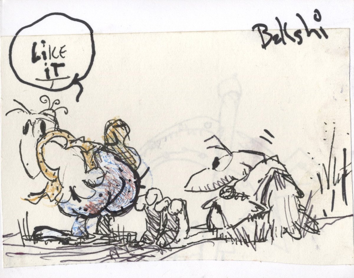 More original Bakshi doodles have just been added:

ebay.com/str/bakshianim…