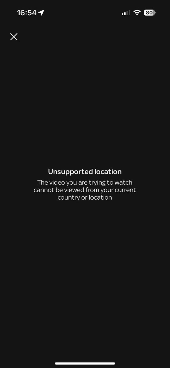 In the <a href="/SkySports/">Sky Sports</a> app, I am getting this message seven I try to watch Cole Palmer. Why?  I’m in Ireland.