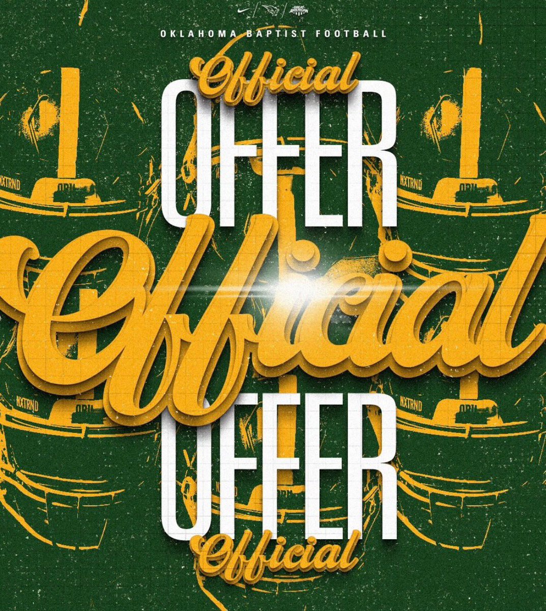 After great conversations with <a href="/CoachEaton94/">Daniel Eaton</a> I am blessed to receive my first D2 offer from <a href="/OBU_Football/">OBU Football</a> 
<a href="/EdnaCowboy_FB/">Edna Cowboy Football</a> <a href="/RecruitEdna/">Edna Recruiting</a> <a href="/coach_jdixon/">Jamie Dixon</a> <a href="/CoachTruFB/">Coach Matt Trujillo</a> <a href="/Dustin_Durham06/">Dustin Durham</a> <a href="/Trench_CoachJJ/">Coach JJ Jennings</a>