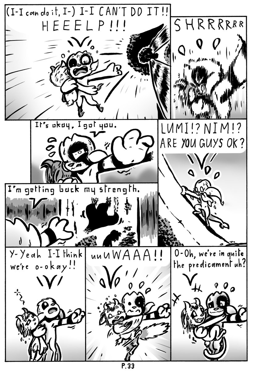 If you wish to witness these pages early, get over on my Patreon~ 
patreon.com/Mikes118 
[Start of the book here]  x.com/Mikes1184/stat…
#webcomic #talesofnibel