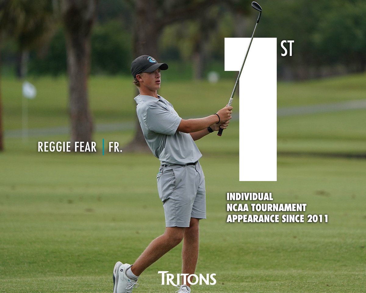 IS STAT SO OF 2024-25?! ⛳️🏝️

Reggie Fear became the first Triton selected as an individual for the NCAA Tournament since 2011, where he placed 11th. He finished the season with a 72.96 stroke average, second in program history. 

#CatchTheWave