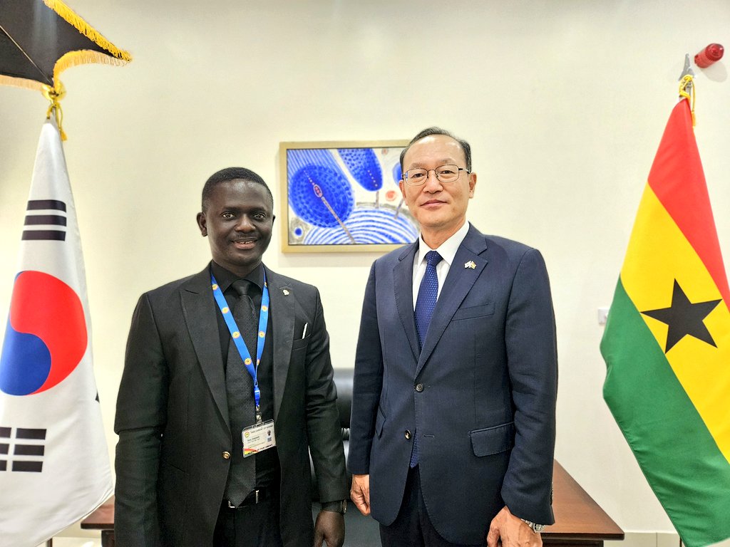 Just had a productive meeting with the Korean Ambassador to Ghana! Focused on strengthening ties &amp; bringing development cooperation to Ahafo Ano South West, especially in education, agriculture, healthcare, and youth/women empowerment. Exciting times ahead for our constituency!