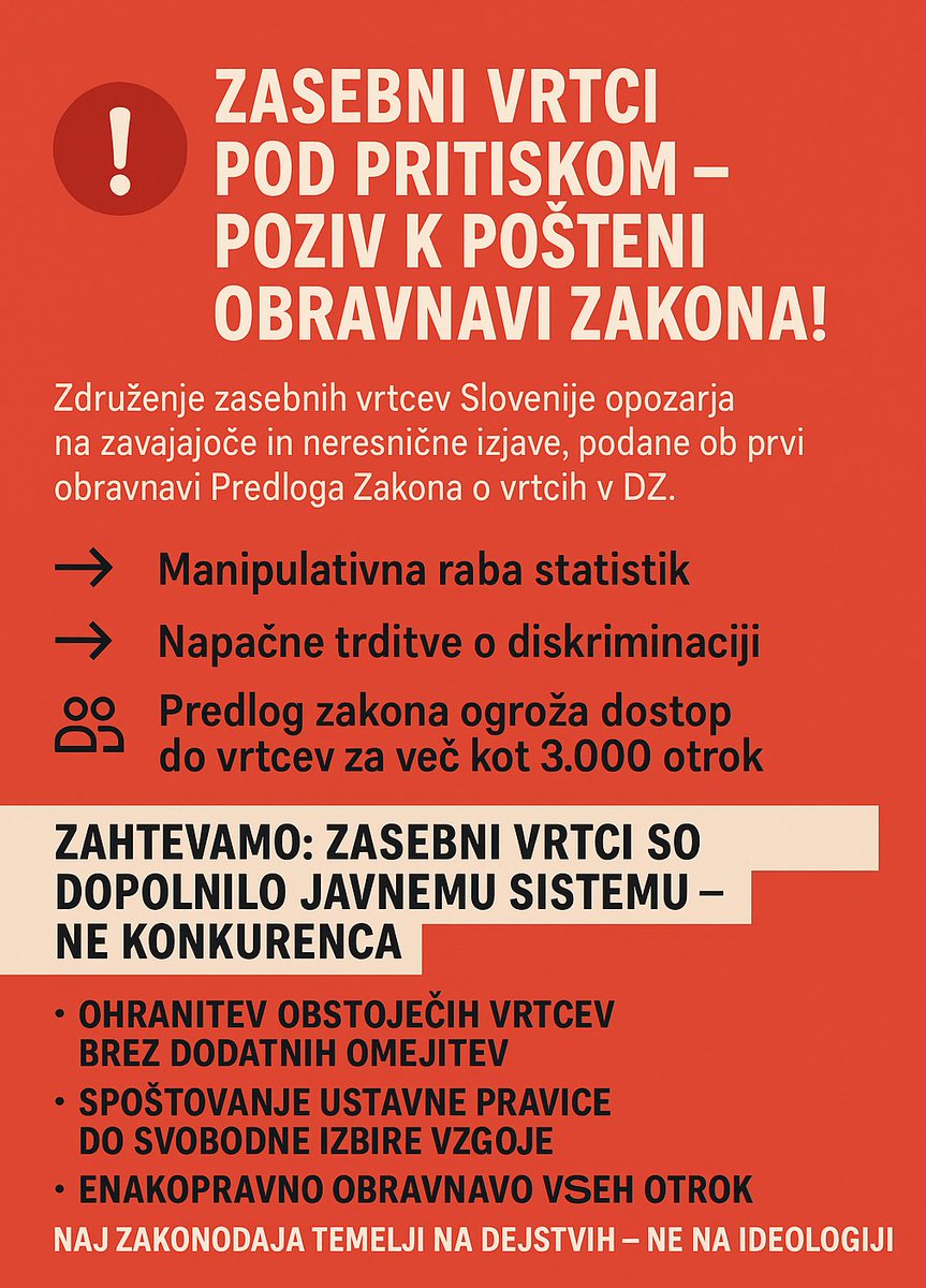Pozivamo k pošteni obtavnavi zakona ‼️