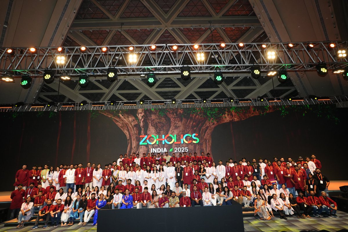 Zoholics's tweet image. And just like that, we’re done! ✨
This edition was packed with energy, ideas, and incredible people. Thanks for showing up, asking the right questions, and making it memorable. Until next time! 👋 #ZoholicsIndia25