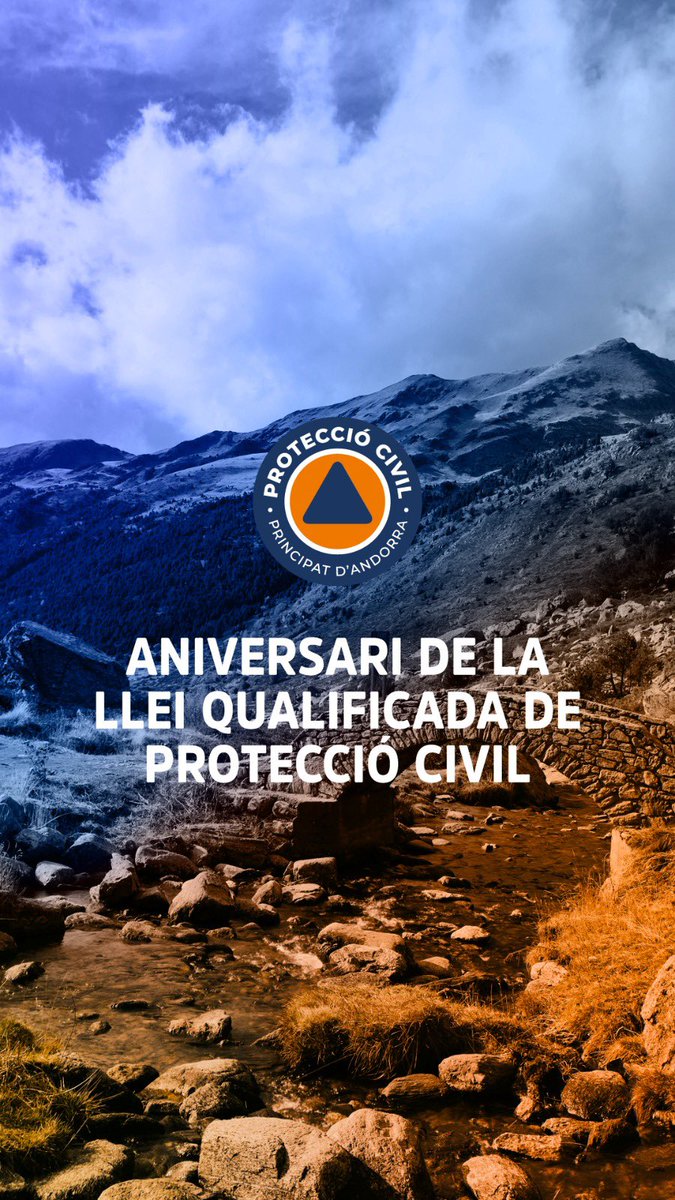 ⚖️ Avui estem de celebració, la nostra Llei Qualificada de Protecció Civil fa anys! 

#méspreparatsmésresilients