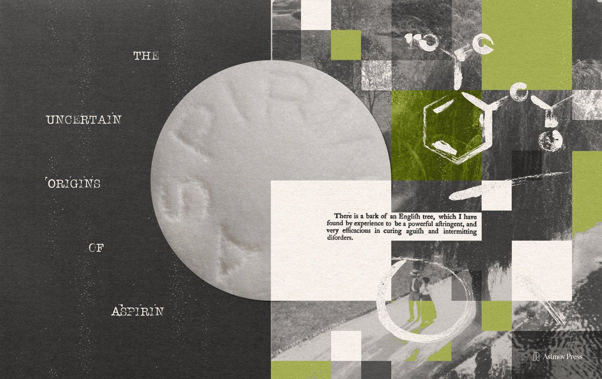 Uncertain Origins of Aspirin 💊

It's hard to know where this incredible pain reliever actually came from.

Willow bark tea? Hippocrates? Or John Reverend Stone? The trail is littered with bad record keeping and obscure translations.

Our latest explains what we know for sure.🔻