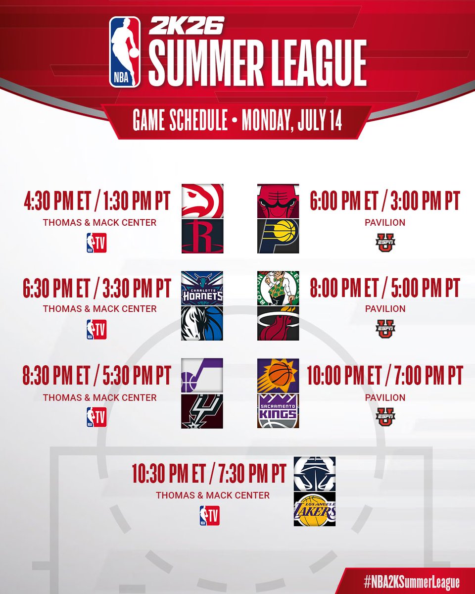 🏀 The energy stays high in Las Vegas as Day 5 tips off!

Top prospects and rising stars are back on the floor, ready to make their mark.

🎟️ unlvtickets.com/eventInfo/spe/…