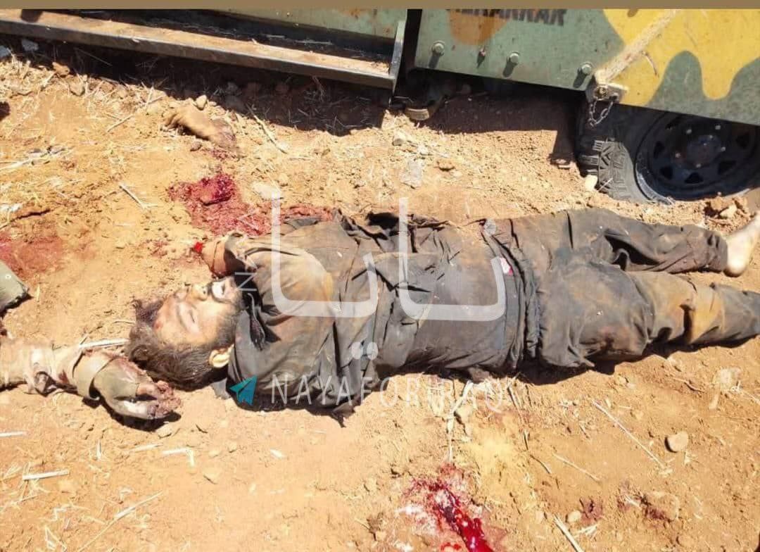 Suriye'nin Süveyda bölgesine saldıran HTŞ çeteleri ağır kayıplar veriyor.. Çatışmaların ardından etkisiz hale getirilen birçok HTŞ cetesinin cesedi bölgeye dağılmış halde görüntülendi.

#Suriye