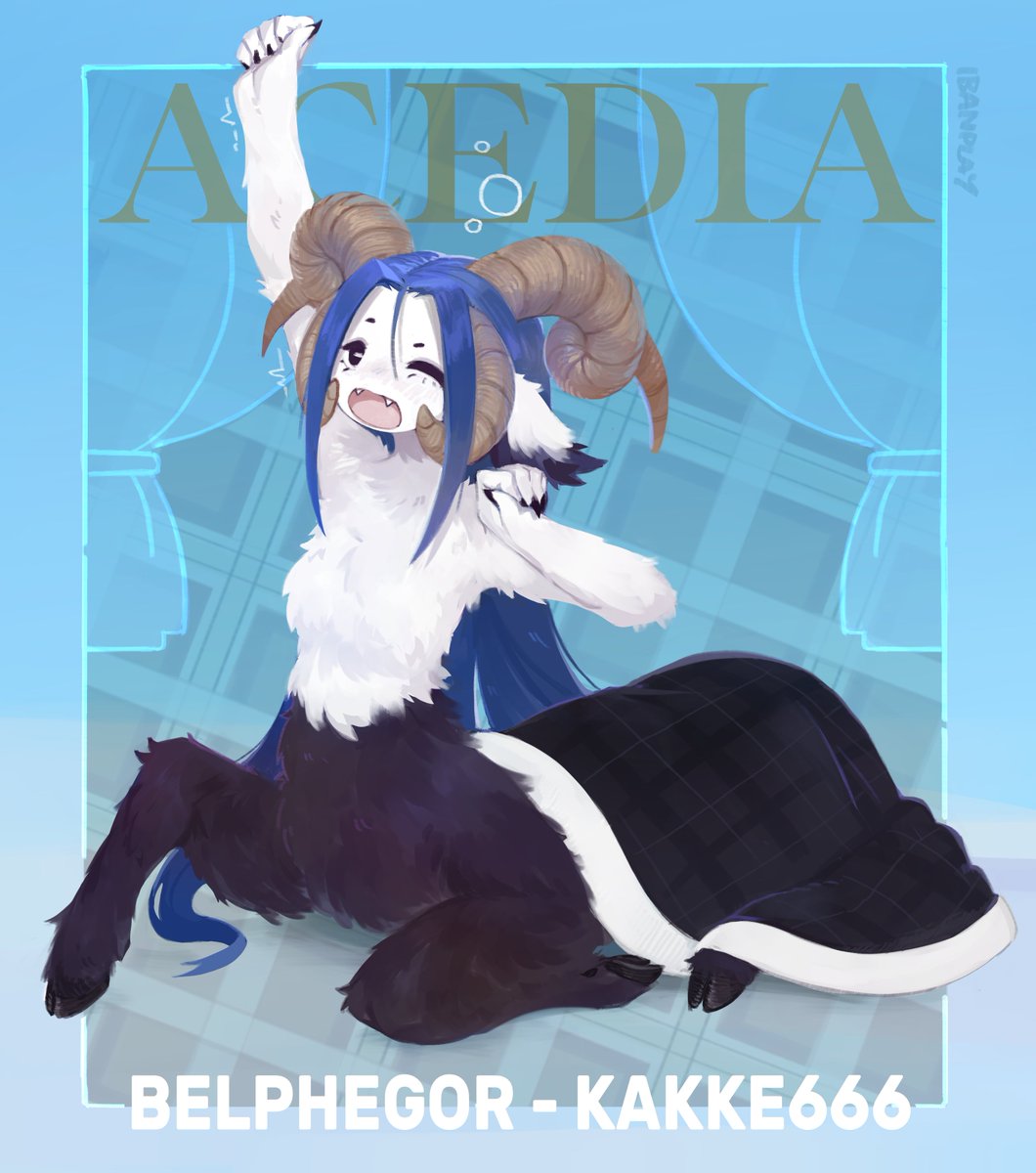 Are demons really allowed to look this cute!? 
(Artfight attack for <a href="/kakke666/">카케</a>/<a href="/satanmanse/">satanmanse</a>)