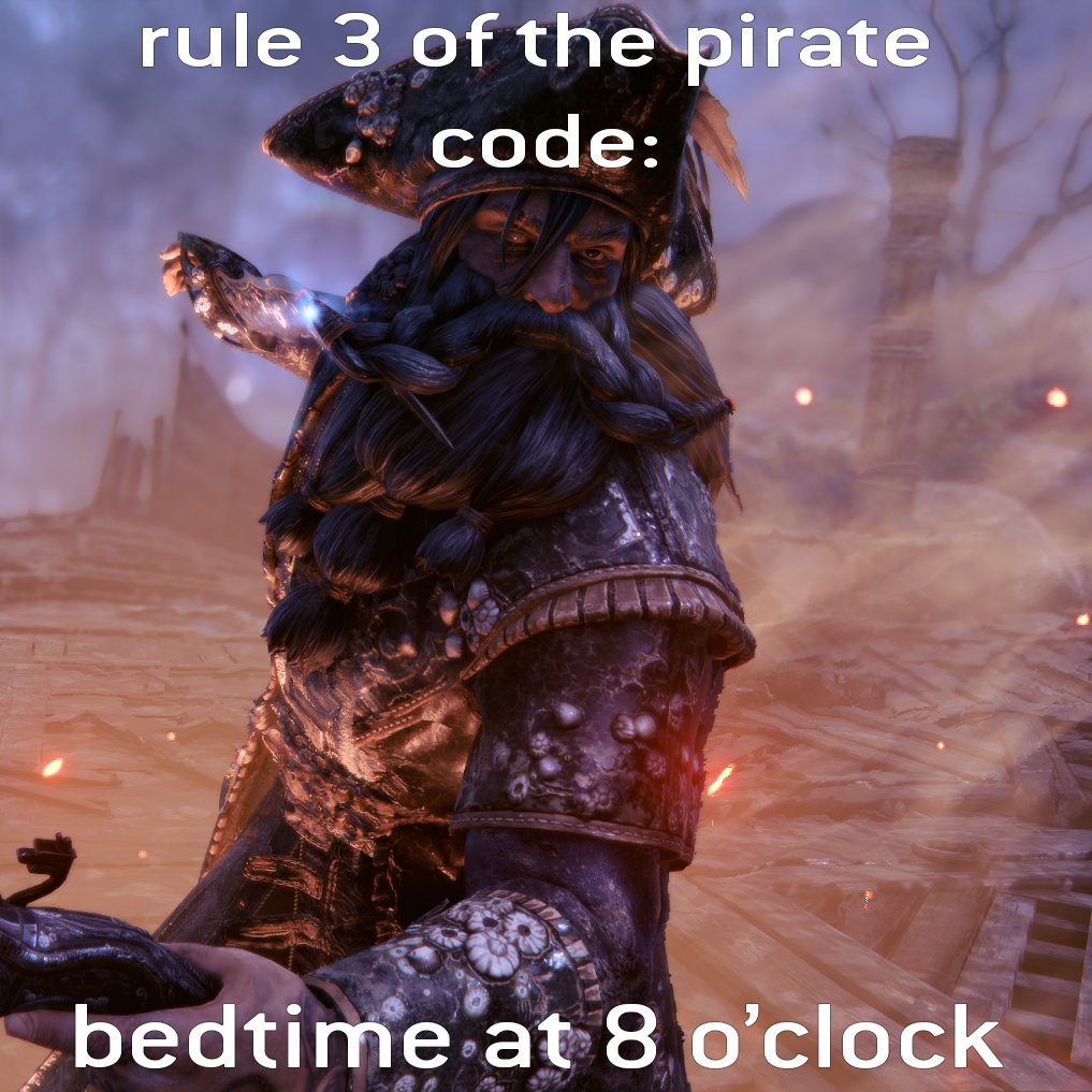 Coalheart fiercely enforces the code.  ☠️