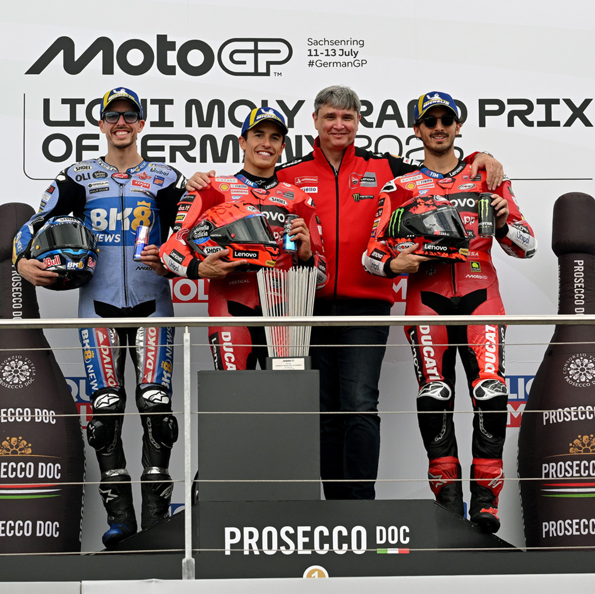 Michelin UK (@michelintyres) on Twitter photo The King of Sachsenring is back! ๐๐ฉ๐ช
<a href="/marcmarquez93/">Marc Mรกrquez</a> returned to the top in a dramatic #GermanGP, with brother <a href="/alexmarquez73/">Alex Mรกrquez</a> taking second place and <a href="/PeccoBagnaia/">Pecco Bagnaia</a> rounding out the podium in third ๐
Next stop: Brno ๐จ๐ฟ
#Michelin #MarcMarquez #AlexMarquez #PeccoBagnaia The King of Sachsenring is back! ๐๐ฉ๐ช
<a href="/marcmarquez93/">Marc Mรกrquez</a> returned to the top in a dramatic #GermanGP, with brother <a href="/alexmarquez73/">Alex Mรกrquez</a> taking second place and <a href="/PeccoBagnaia/">Pecco Bagnaia</a> rounding out the podium in third ๐
Next stop: Brno ๐จ๐ฟ
#Michelin #MarcMarquez #AlexMarquez #PeccoBagnaia
