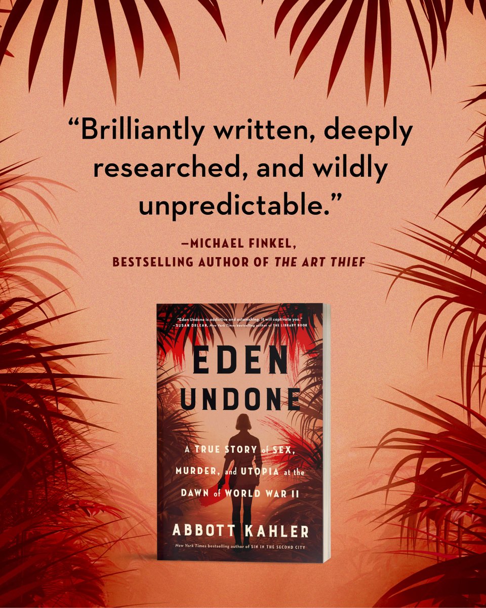 CrownPublishing's tweet image. Abbott Kahler's EDEN UNDONE is soon to be out in paperback! If you're looking for a thrilling read or if you're a fan of true crime and narrative non-fiction, you will want to add this to your TBR!
penguinrandomhouse.com/books/549473/e…