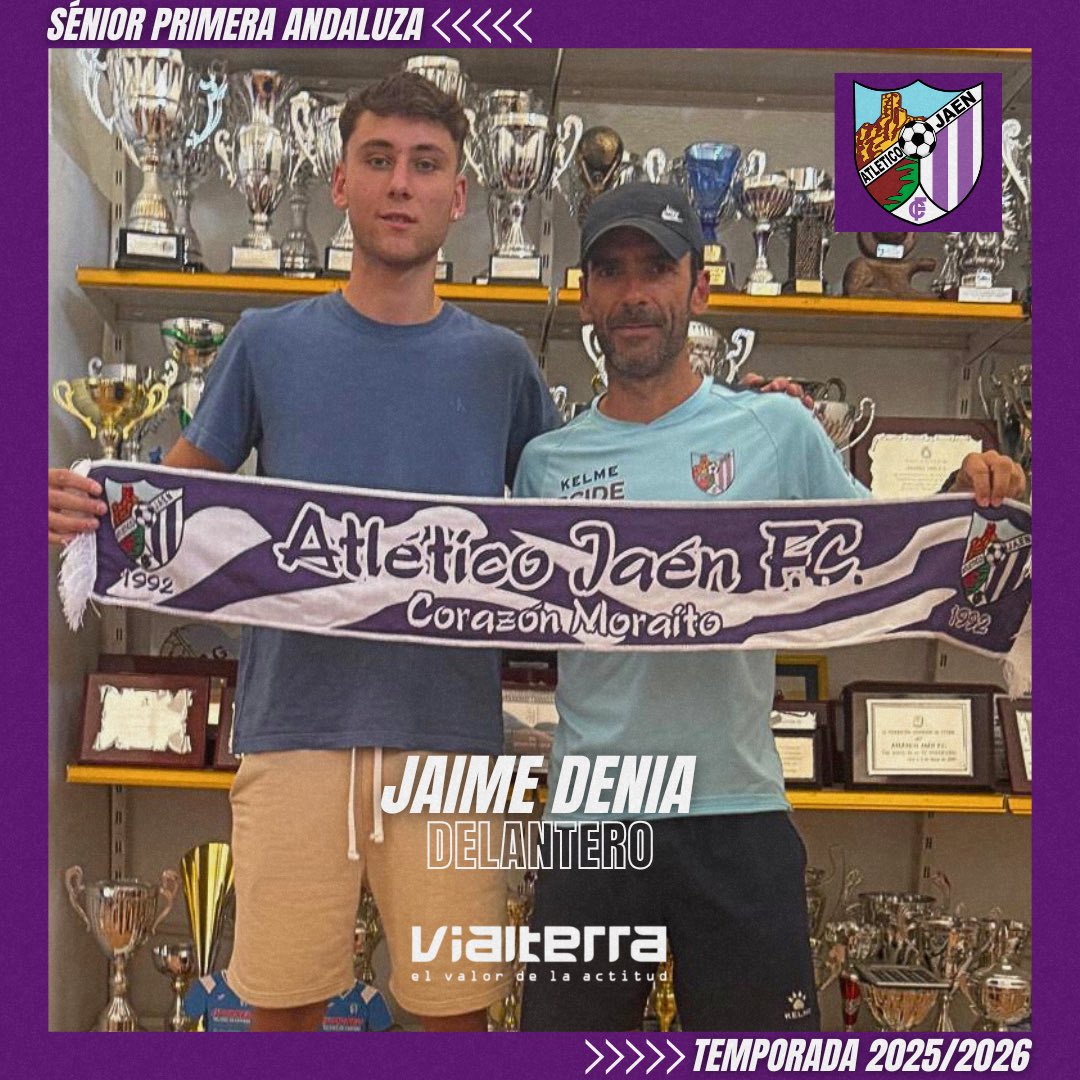 🤝 𝗙𝗜𝗖𝗛𝗔𝗝𝗘𝗦 || Sénior Primera Andaluza

🟣 Guille, procedente del Vandalia de Peligros C.F., y Jaime Denia, procedente del C.D. Hispania de Torredelcampo, serán moraitos la próxima temporada.

👋 ¡Bienvenidos al club!

#SomosMoraitos 💜