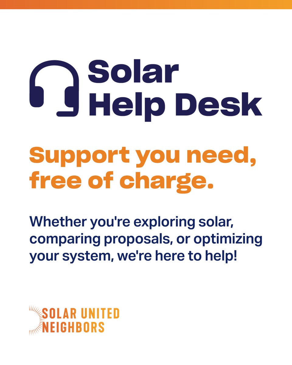 SolarNeighbors's tweet image. Already going #solar and have a #proposal in hand? Don't sign until you're confident! Our Solar Help Desk offers:
✅ Proposal Review
✅ Non-legal Contract Review
✅ 15-Minute Consultation
Get the expert support you deserve. ➡️ bit.ly/4eOjPFp
#CleanEnergy