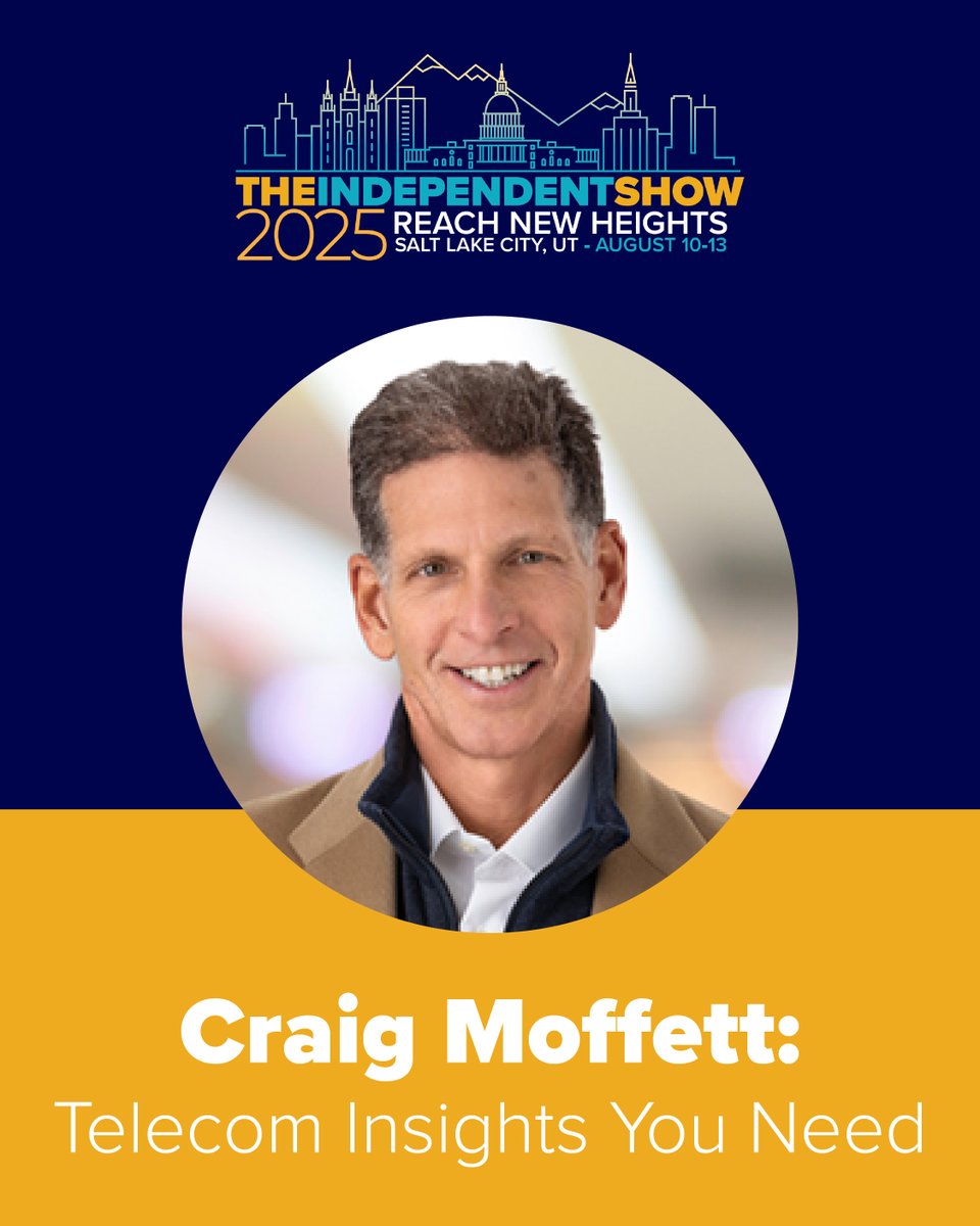Experience #TIS25 for unparalleled insights into the telecom landscape with renowned telecom analyst Craig Moffett! Craig will share his latest insights on fiber saturation, FWA, the evolving broadband market, and the massive upside of mobile. Register: okt.to/EJbDnj.