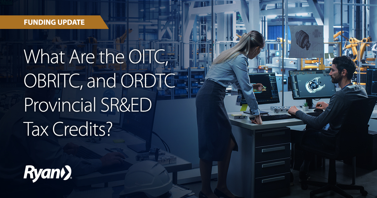 Ontario businesses: don’t leave R&amp;D money on the table. 💰 

Find out how OITC, OBRITC, and ORDTC can boost your SR&amp;ED claim by up to 40%. Read the blog: tax.ryan.com/what-are-the-o…