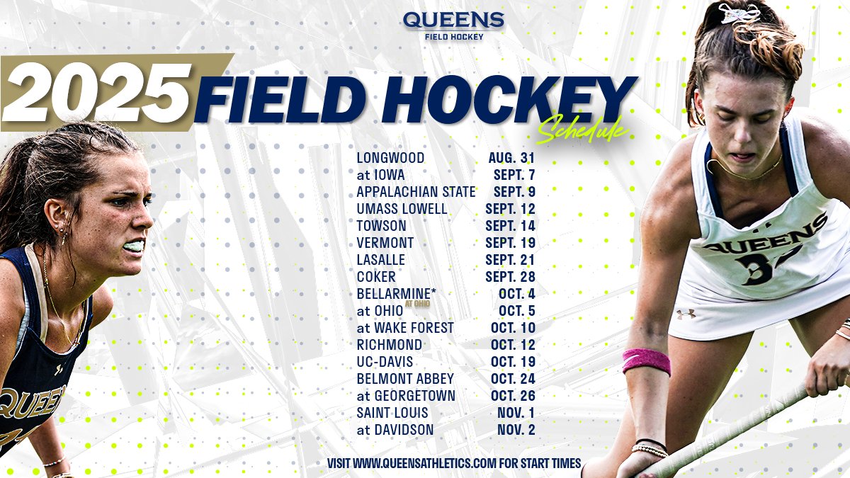 THE 2025 SCHEDULE IS HERE!

Mark your calendars and come check us out at Bessant Field this season!

#RoyalsRise | #QUeenCity | #AllIn