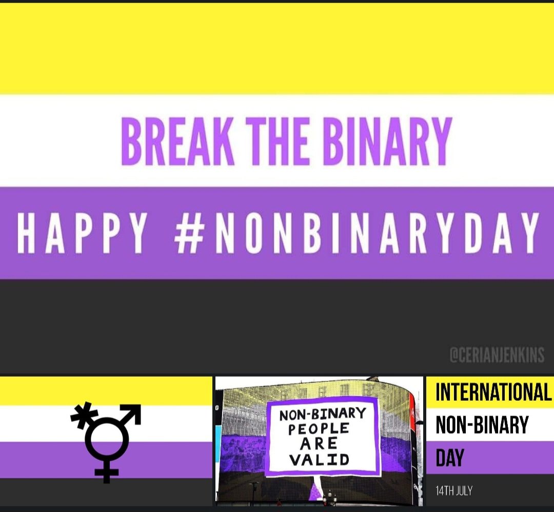 antinousgaygod's tweet image. 🪷 14 July is #InternationalNonbinaryDay! 💛💜🖤 Being #NonBinary can be very frustrating at times, but being completely yourself outside of the gender binary is liberating. On #NonBinaryDay followers of #Antinous shout it loud:
I&apos;m valid!
You&apos;re valid!
We&apos;re all valid! 💛💜🖤 🪷